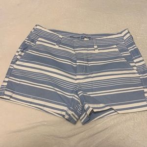 GAP Blue and white striped shorts